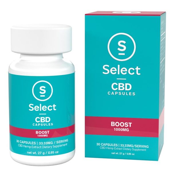 Select CBD 1000mg Gel Caps-Boost 30ct