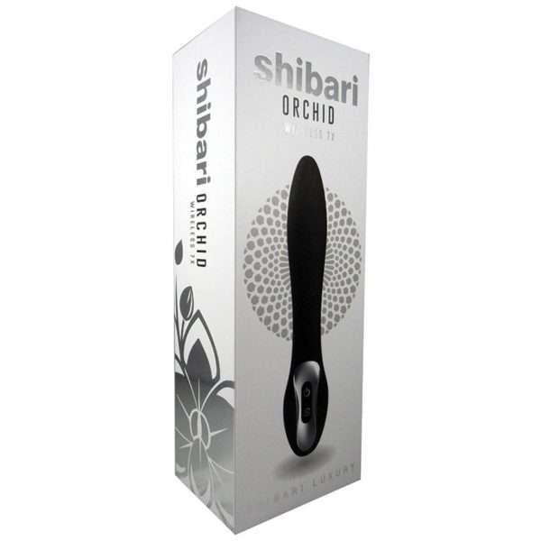 Shibari Orchid Wireless Vibrator 7X -Black 8"